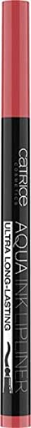 CATRICE, Aqua Ink Lip Liner Lip Pencil No. Red Long Lasting Colour Intense Matte Vegan Nano Particles Free Without Perfume 1 ml 100 Spicy Papaya
