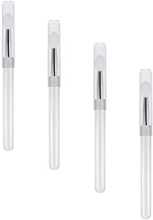 Beaupretty 4pcs Silicone Lip Brush Makeup Eyebrow Lip Brushes Cosmetic Makeup Brush Set Silicone Brushes