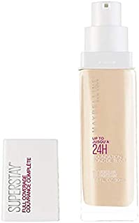 Maybelline Super Stay Full Coverage Liquid Foundation Makeup, Porcelain, 1 Fl Oz