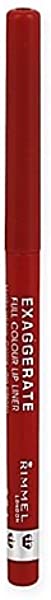 Rimmel London Exaggerate Automatic Full Colour Lip Liner in Red Diva