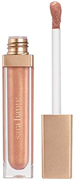 sara happ The Rose Gold Slip One Luxe Gloss: Rich, Long-lasting Lip Gloss, Heal and Soften All Day with Sheer, Reflective Shine, 0.21 oz