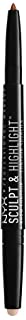 NYX PROFESSIONAL MAKEUP Sculpt and Highlight Brow Contour, Eyebrow Pencil, Auburn Soft Pink