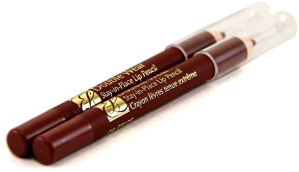 Estee Lauder Double Wear Stay In Place Lip Pencil - # 08 Spice Lip Liner 0.8g Travel Size (Pack of 2, total of 1.6g)