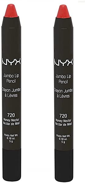 Pack of 2 NYX Jumbo Lip Pencil, Honey Nectar (JLP720)