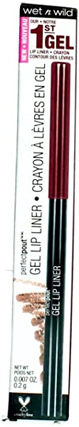Wet N Wild Perfect Pout Gel Lip Liner #661D Lay Down The Mauves - 0.008 Oz/0.25 g