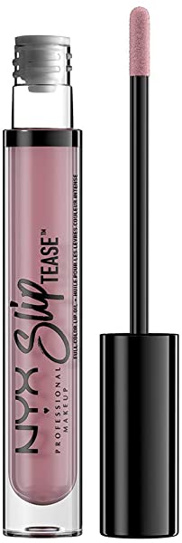 NYX PROFESSIONAL MAKEUP Slip Tease Full Color Lip Oil, Liquid Lipstick, Entice