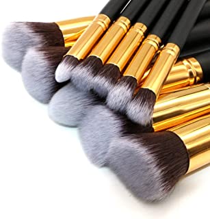 CINIDY Makeup Brush 2 Set - 20 pcs Profession Tools and 10 pcs Cosmetic Brushes Bundle
