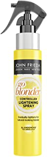 John Frieda Sheer Blonde Go Blonder Lightening Spray, Controlled Hair Lightener, to Gradually Lighten Hair, 3.5 Ounce, with Citrus and Chamomile BlondMend Technology
