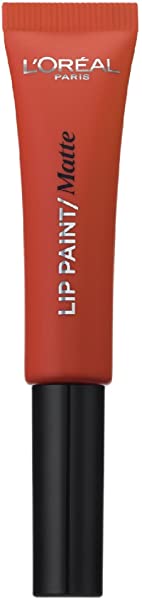 L'OREAL - Rouge à lèvres - LIP PAINT - Matte - 204 Red Actually (BL)