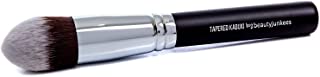Under Eye Concealer Brush - Beauty Junkees Tapered Kabuki Brush with Soft Synthetic Bristles for Concealing, Blending, Setting, Buffing with Powder, Liquid, Cream Cosmetics, Vegan Makeup Brushes