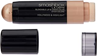 Smashbox L.A. Lights Blendable Lip and Cheek Color Lipstick, Hollywood and Highlight, 0.17 Fluid Ounce