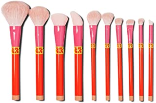 Sonia Kashuk Limited Edition 10pc Brush Set Color Shock, goat hair