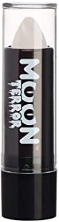 Moon Terror - Halloween Lipstick Makeup - 0.17oz - Easily Create Spooky Designs Like a pro! Perfect for Vampire, Ghost, Skeleton, Witch, Pumpkin, Monster etc - Wicked White