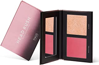 HAUS LABORATORIES by Lady Gaga: HEAD RUSH BLUSH DUO | HEAT SPELL BRONZER DUO, Highlighter Cheek Duos Available in Multiple Colors, True-Color Matte Blush or Powder Matte Bronzer, Vegan & Cruelty-Free