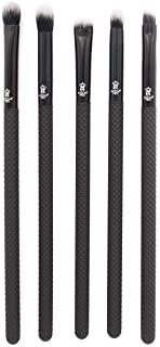 MODA Pro 5pc Deluxe Eye Makeup Brush Kit, Includes - Shader, Crease, Detail, Smudger, and Liner Brushes