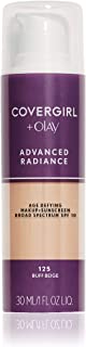 COVERGIRL Advanced Radiance Age-Defying Foundation Makeup, Buff Beige, 1 oz (Packaging May Vary)