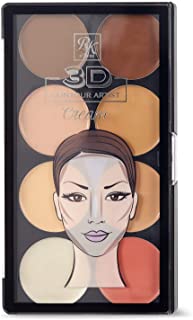 Ruby Kisses 3D Contour Artist Makeup Palette (Cream, #Light)