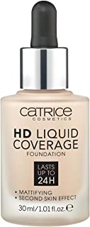 Catrice | HD Liquid Coverage Foundation | High & Natural Coverage | Vegan & Cruelty Free (010 | Light Beige)