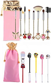 Coshine Sailor Moon Makeup Brush Set, Anime Among Us Game Metal Makeup Brushes