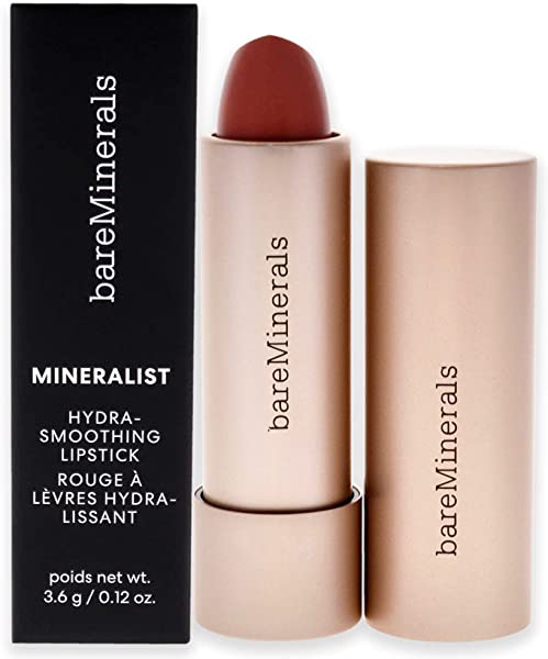 bareMinerals Mineralist Hydra-Smoothing Lipstick, Grace, 0.12 Oz