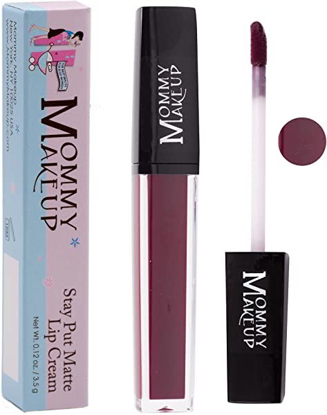 Stay Put Matte Lip Cream | Kiss-Proof/Mask-Proof Matte Lipstick - a deep aubergine [Madonna]