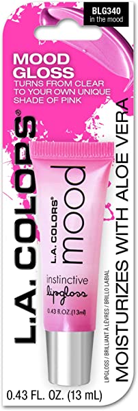 L.A. COLORS Lip-gloss In The Mood, 1 Ounce (CBLG340)