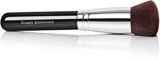 BEST ROUND KABUKI MAKEUP BRUSH for Liquid, Cream Mineral, & Powder Foundation & Face Cosmetics - Prime Quality Design - Carrying Case & E-Book Included