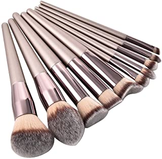 Luxury Champagne Makeup Brushes Set For Foundation Powder Blush Eyeshadow Concealer Lip Eye Make Up Brush Cosmetics Beauty Tools