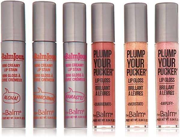 theBalm Hydrating Mini Lip Gloss 6-Piece Set