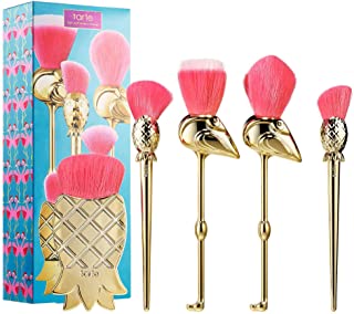Tarte Let's Flamingle 5 Piece Brush Set Fla-Mingle Inspired by Flamingos & Pineapple