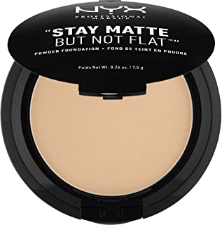 NYX PROFESSIONAL MAKEUP Stay Matte But Not Flat Powder Foundation, Medium Beige