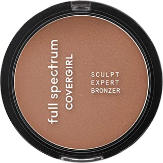 COVERGIRL Full Spectrum Sculpt Expert, Bronzer Warmth, Bronzing Powder, 0.39 Oz ,Bronzer, Bronze Makeup Look, Controls Shine, Contouring, Sculpting Powder
