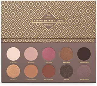 ZOEVA Cocoa Blend Eyeshadow Palette - 10 Highly-Pigmented Eye Shadows, Warm Brown, Chocolate, Neutral Shades, Satin, Matte, Matte with Glitter, Metallic Finishes, Suitable for All Eye Colors