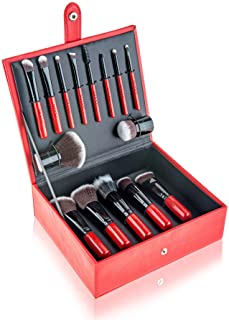 SHANY Vanity Vox- 15 Pc Premium Cosmetics Brush Set with Stylish Storage Box and Stand
